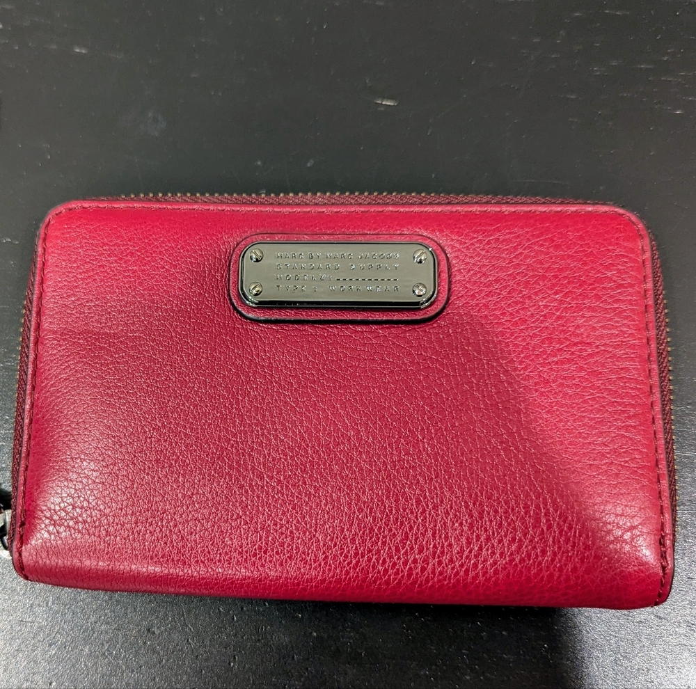 Marc Jacobs Red Leather Wallet